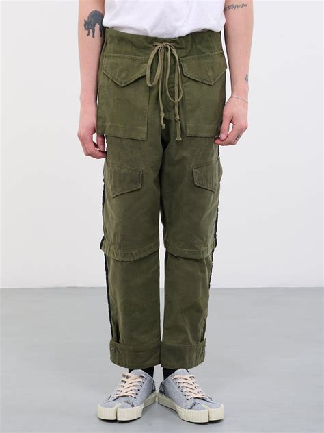 Greg Lauren Army Jackets Cargo Pants In Green For Men Lyst