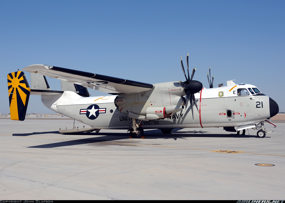 Grumman C 2C Greyhound G 123 Usa Navy Aviation Photo 2099683 Airliners Net