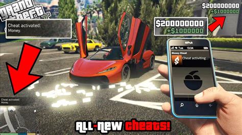 Gta 5 All New Secret Phone Cheats Money Cheat Supercar Cheat More Youtube