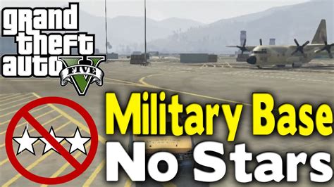 Gta 5 Get In The Military Base With No Stars Grand Theft Auto 5 Secrets Youtube