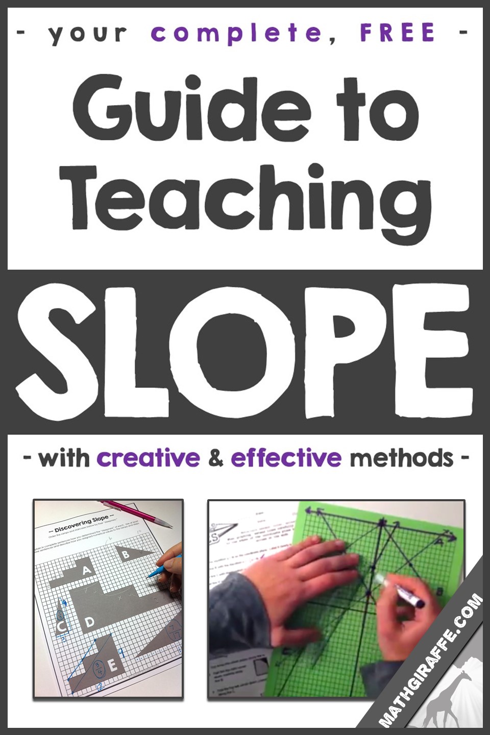 Guide To Teaching Slope Of A Line