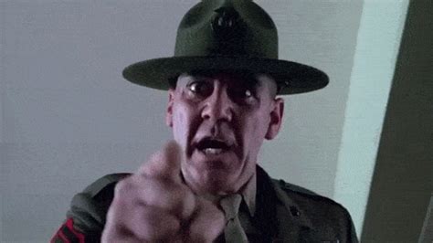 Gunnery Sergeant Hartman Animated Gif