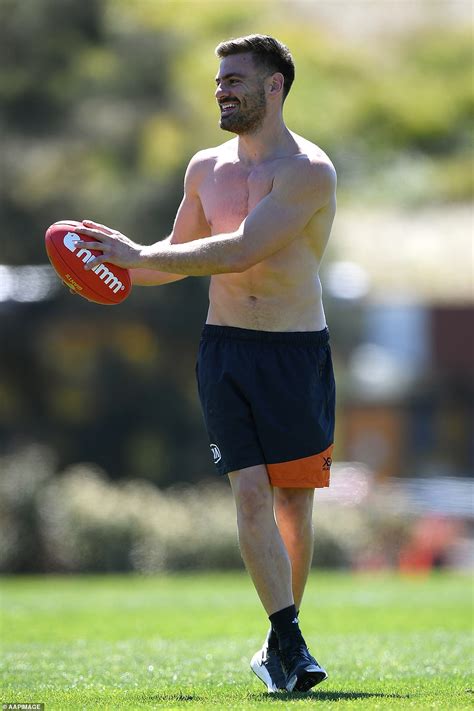 Gws Giants Stars Take Part In A Shirtless Training Session Daily Mail Online