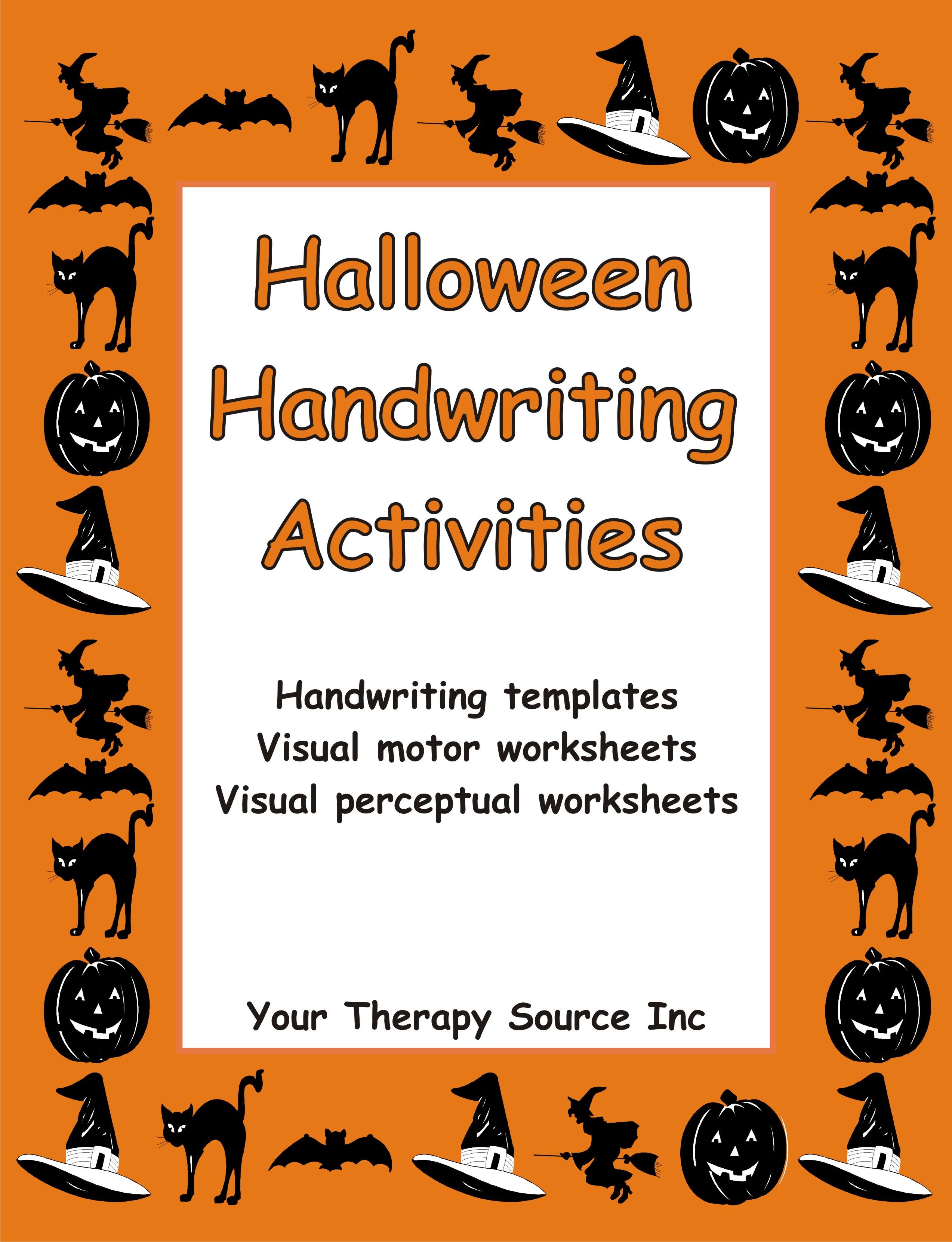 7 Spooky Halloween Handwriting Worksheets to Try