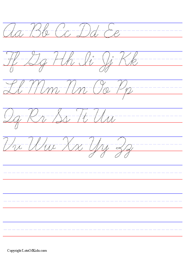 Handwriting Practice Worksheet Maker From Lotsofkids