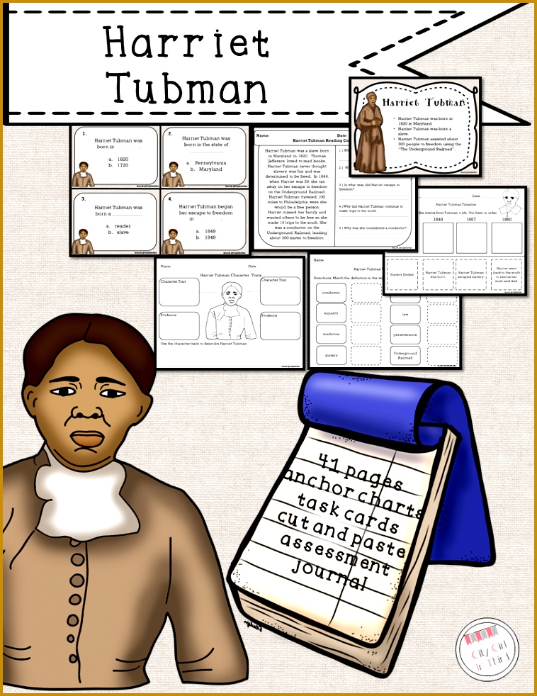 Harriet Tubman Printable Worksheets Harriet Tubman Esl Worksheet By