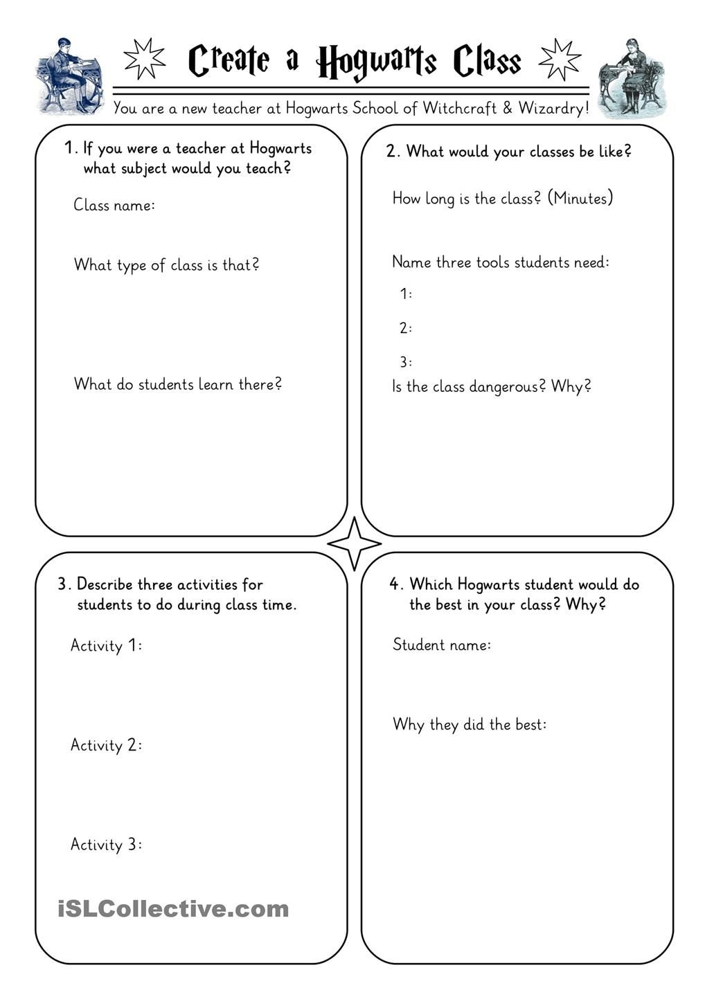 Harry Potter And The Chamber Of Secrets Worksheets Made By Teachers