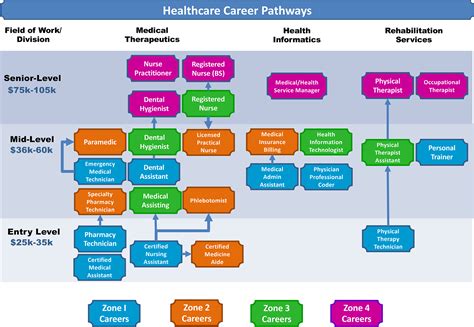 Health Care Careers Diagram