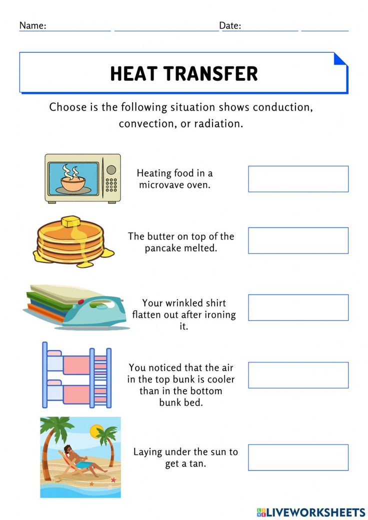 Heat Transfer Worksheet Answers E Street Light