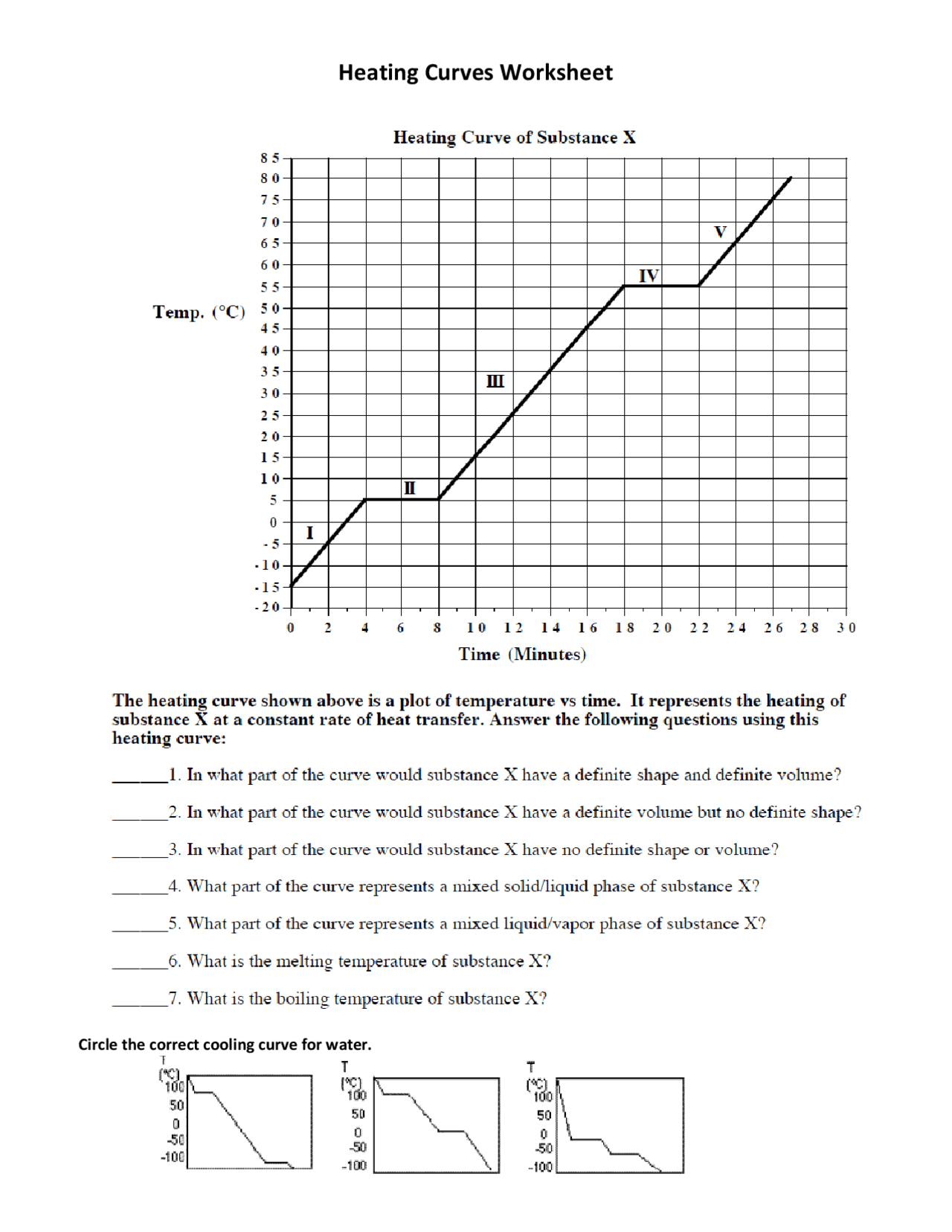 Heating Curve Worksheet 1 Answer Key: 5 Essential Insights