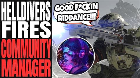 Helldivers 2 Community Manager Fired Spitz Gets Removed After Rallying Gamers Against Woke