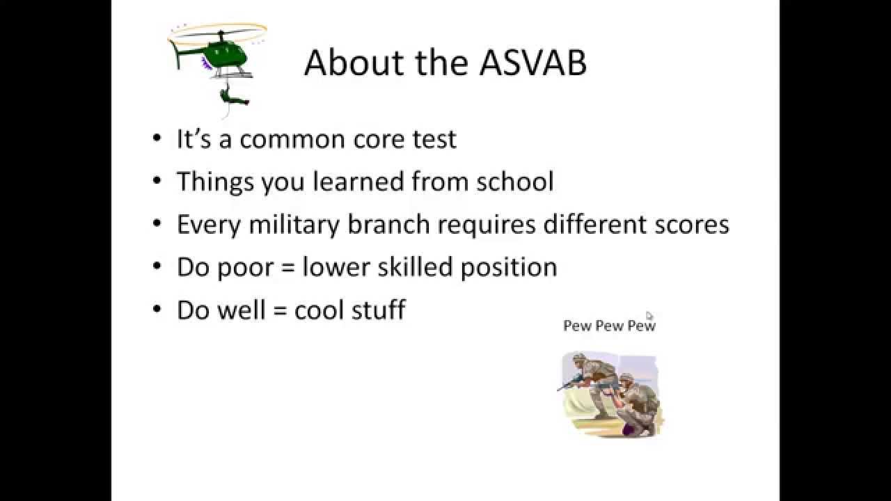 Helpful Asvab Tips Youtube