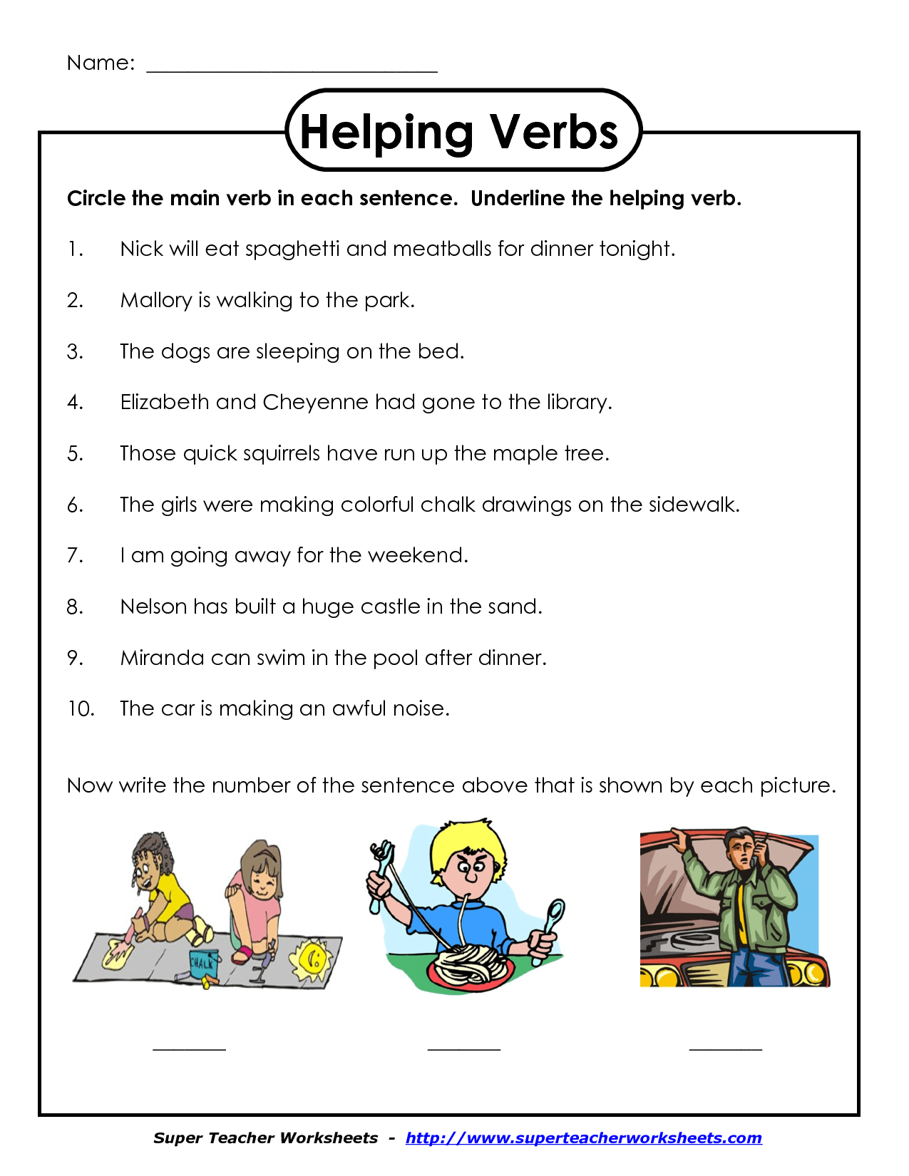 Helping Verbs Esl Worksheet By Nasreddine Sarsar