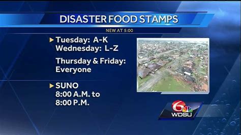 Here S Information About Disaster Food Stamps For New Orleans East Tornado Victims