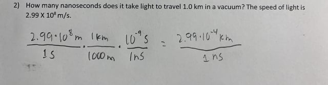 High School Physics Basic Unit Conversion I Just Don T Know How To