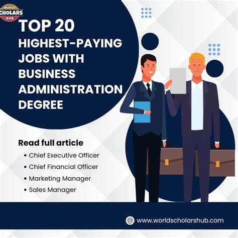 Highest Paying Jobs With Business Administration Degree Scholarse