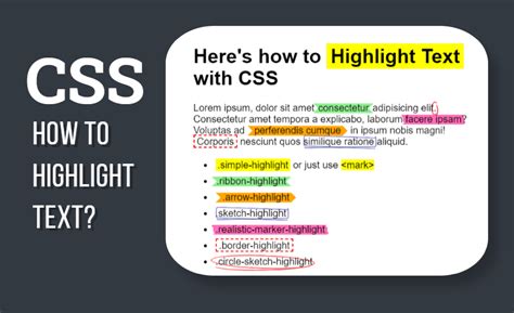 Highlight Text Css 7 Cool Css Highlight Text Effects Coding Dude