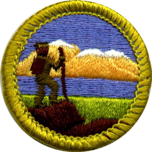 Hiking Badge Boy Scouts Merit Badges Merit Badge Boy Scouts