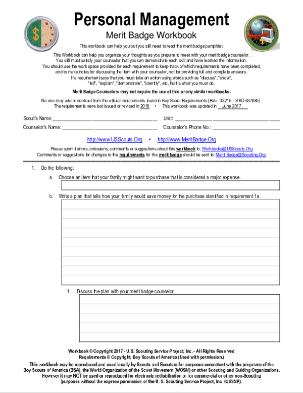 Hiking Merit Badge Worksheet: Complete Your Adventure Guide