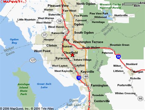 Hill Air Force Base Map