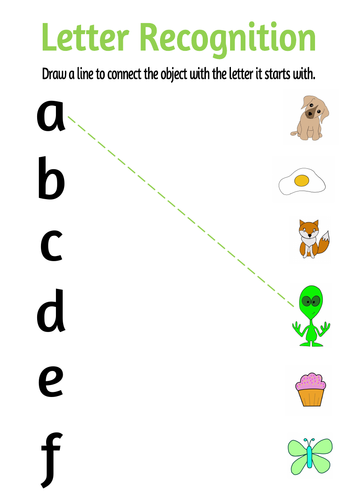 Home Learning Worksheets Letter Recognition 16 Colourful Fun Sheets