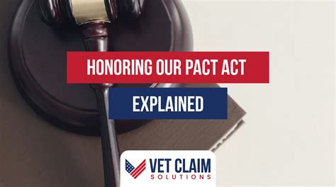 Honoring Our Pact Act Of 2022 Explained Vet Claim Solutions