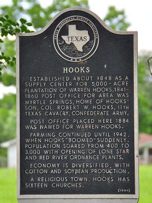 Hooks Texas Bowie County