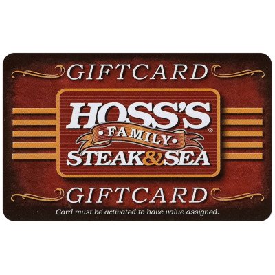 Hoss S Steak Sea House 50 Gift Card Multi Pack 2 X 25 Sam S Club