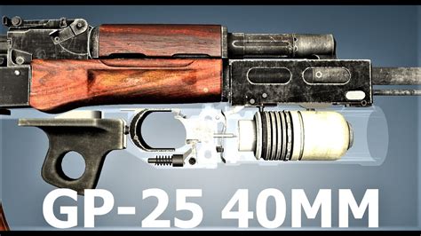 How A Russian Gp 25 Grenade Launcher Works Youtube