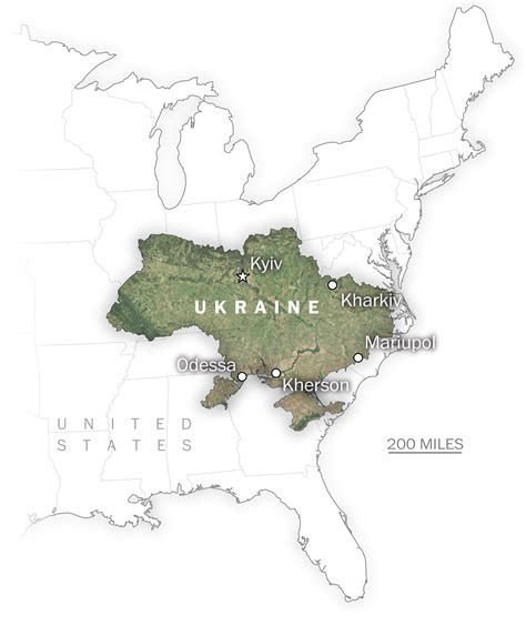 How Big Is Ukraine Compared With The United States The Washington Post