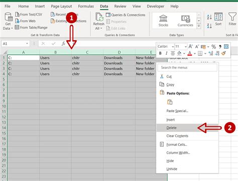 Copy File Names Into Excel