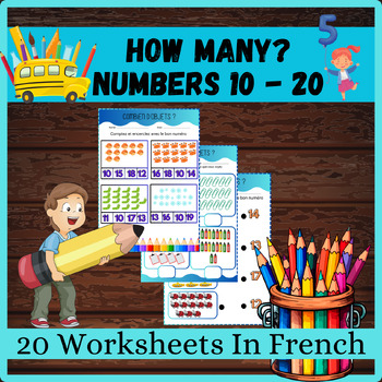 How Many Count And Write Worksheets Numbers 11 20 Printables