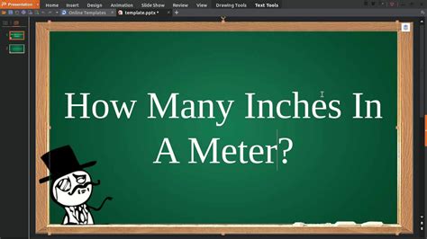 How Many Inches In A Meter