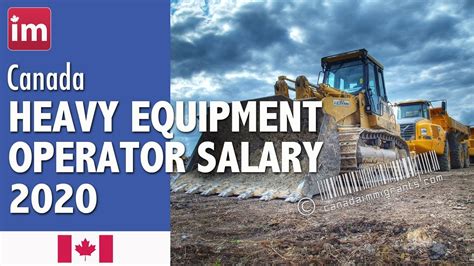 How Much Do Heavy Equipment Operators Make In Canada