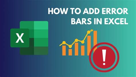 How To Add Error Bars In Excel Easy Quick Methods 2024