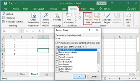 How To Add Or Remove Password Protection In Excel 2016 Spreadsheet