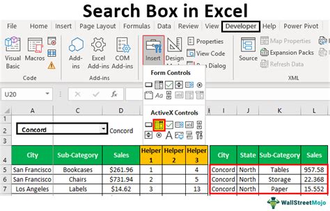 Add Search Bar In Excel