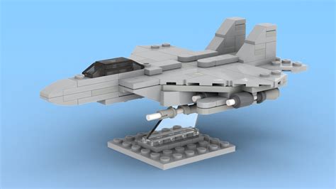 How To Build A Lego Mini F 15 Eagle Fighter Jet Youtube