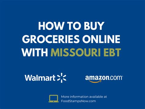 How To Buy Groceries Online With Missouri Ebt Food Stamps Now