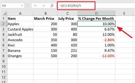 How To Calculate Percentage Change On Excel Learn Excel