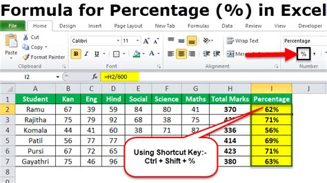 How To Calculate Percentage In Excel Percentage Formula Shorts Excel Nbkomputer