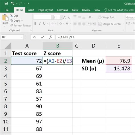 How To Calculate Z Score In Excel Deskgeek