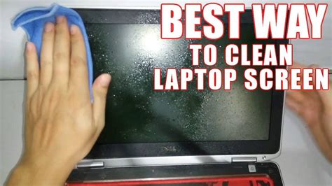 How To Clean Laptop Screen The Best Way Of Cleaning Your Monitor Screen Youtube