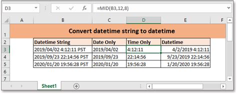 How To Convert A Date Time To Date In Excel Printable Timeline Templates