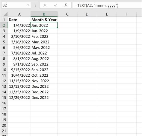 How To Convert Dates To Months And Or Years In Spreadsheet