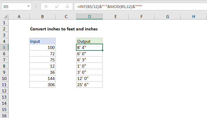 How To Convert Feet To Inches Explained Formula To Convert Feet To Inches Conversion Youtube