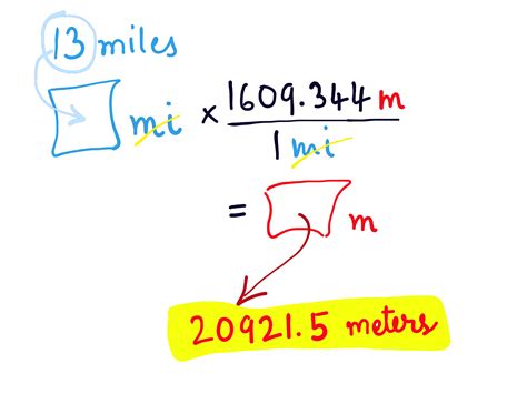 How To Convert Meters To Miles