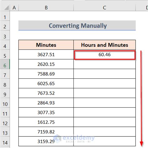 How To Convert Minutes To Hours Excel