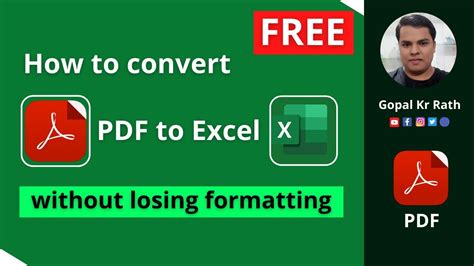 How To Convert Pdf To Excel Without Losing Formatting Offline Online