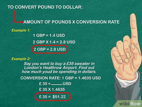 How To Convert The British Pound To Dollars 11 Steps